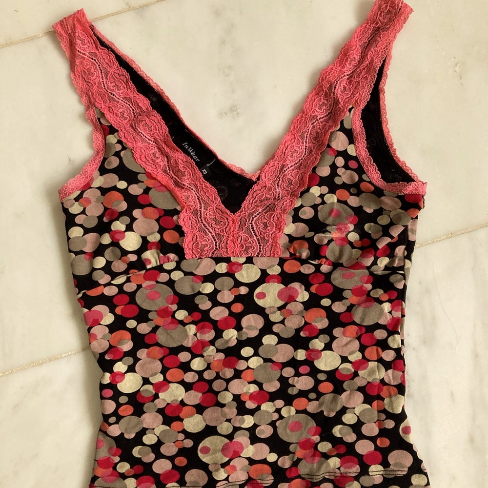 Inwear lacy tank top size extra small